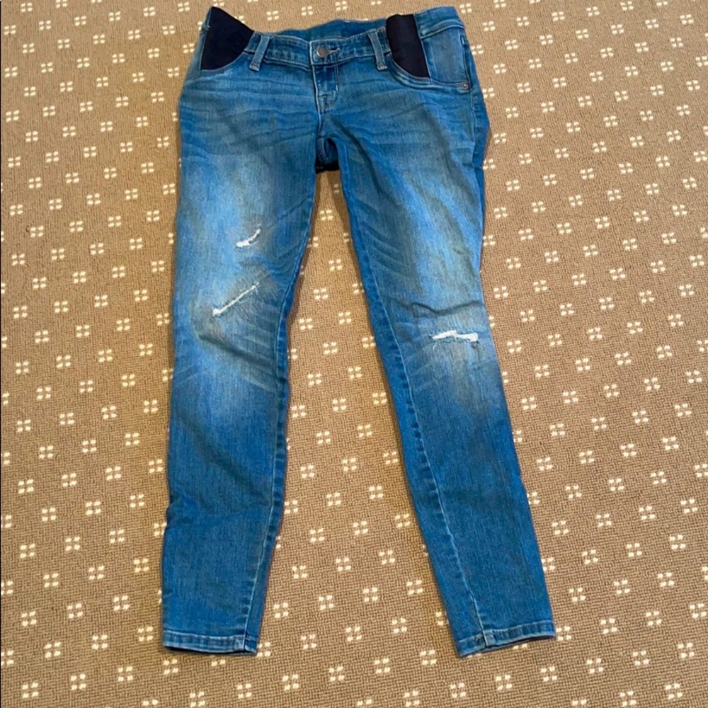 Excellent used condition maternity jeans